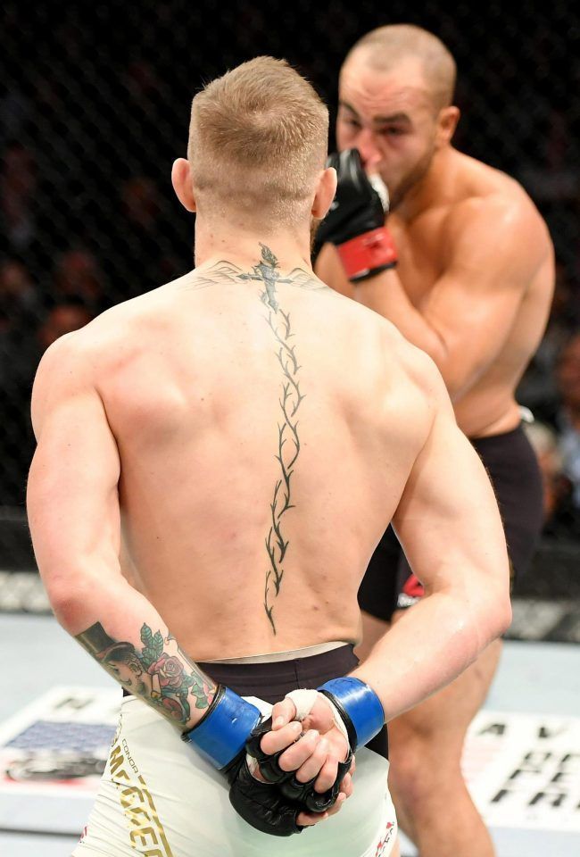 conor mcgregor back tattoo design