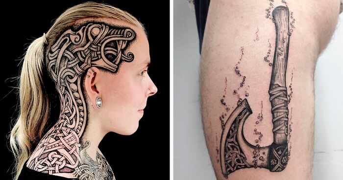 viking style tattoos