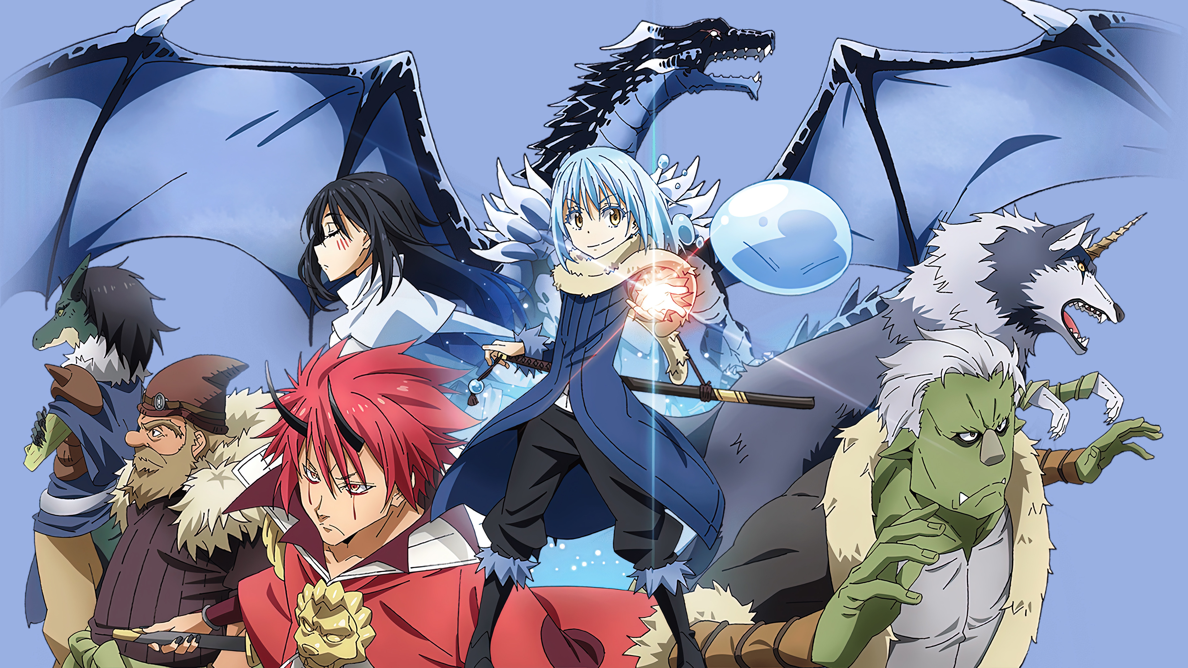 that time i got reincarnated as a slime wallpaper 4k