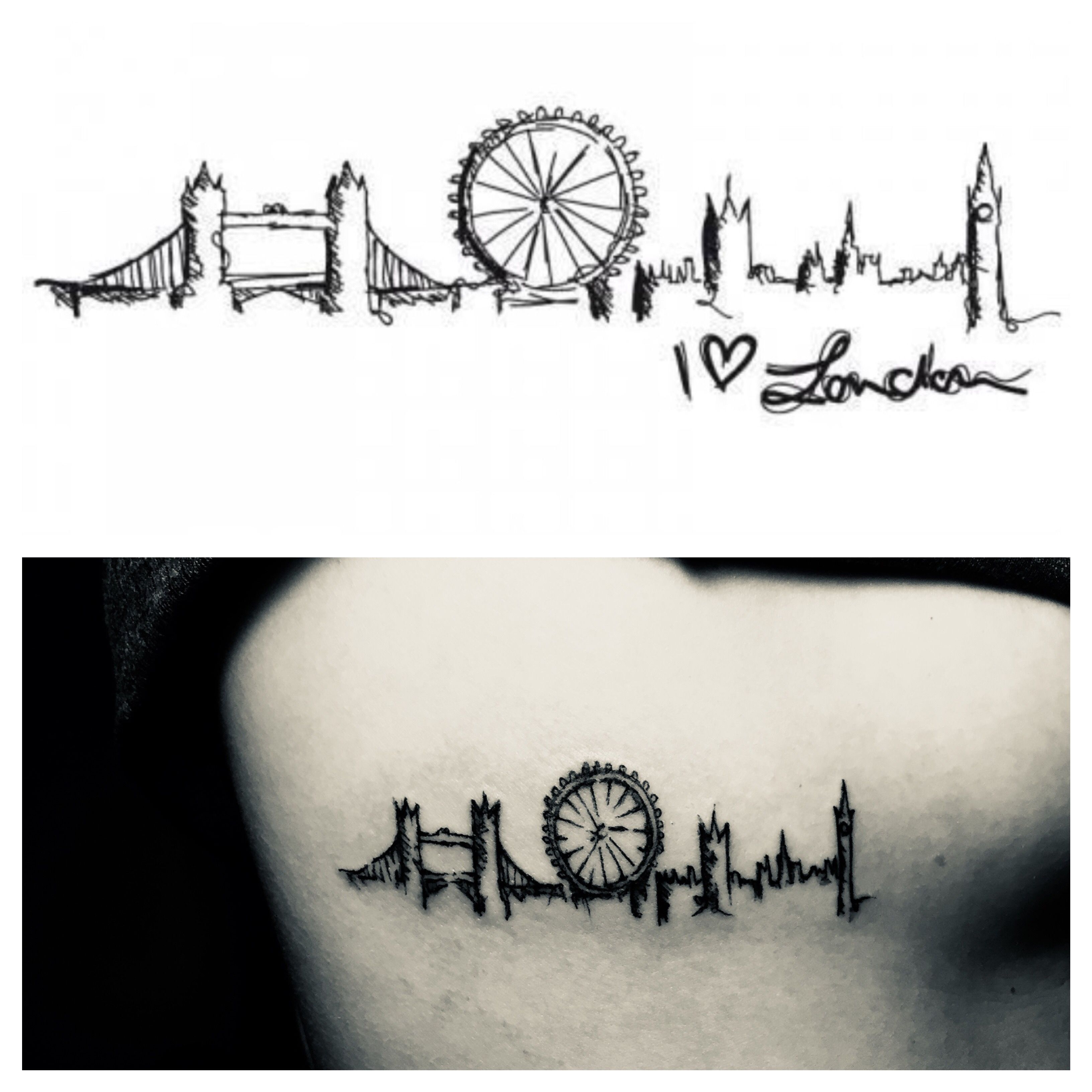 tattoo london skyline