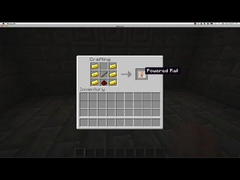 how to make rail in minecraft