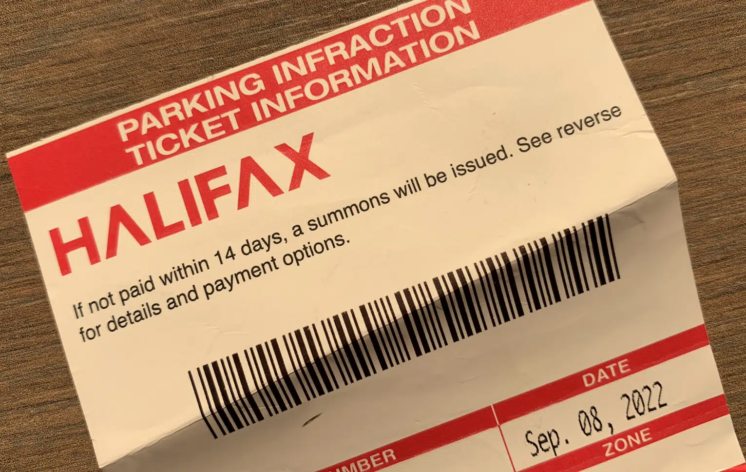 hrm pay parking ticket