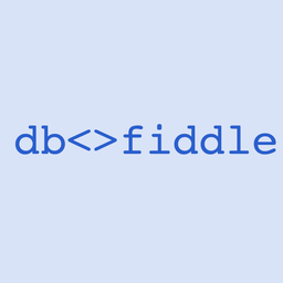 dbfiddle