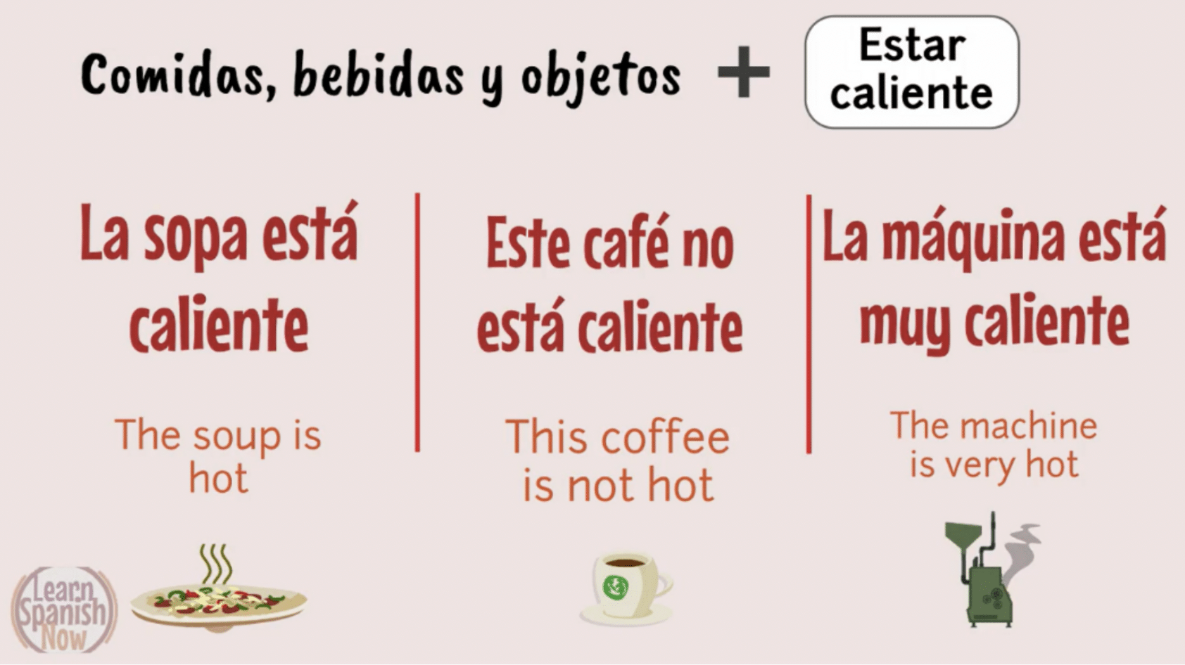 muy caliente translation