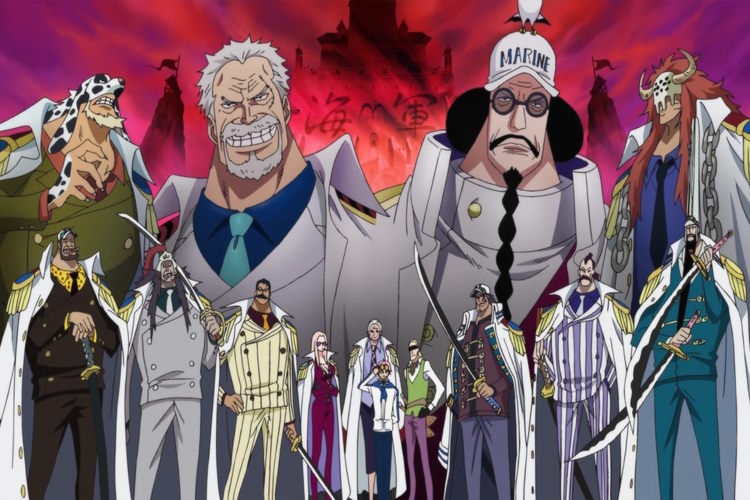 top 10 strongest marines in one piece