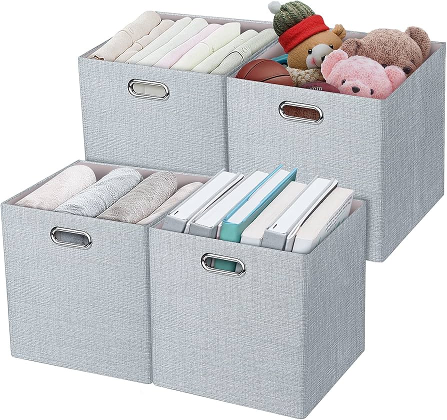 fabric cube storage boxes