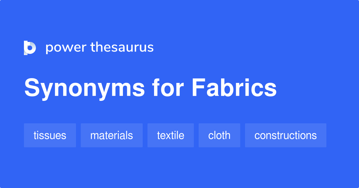 fabric thesaurus