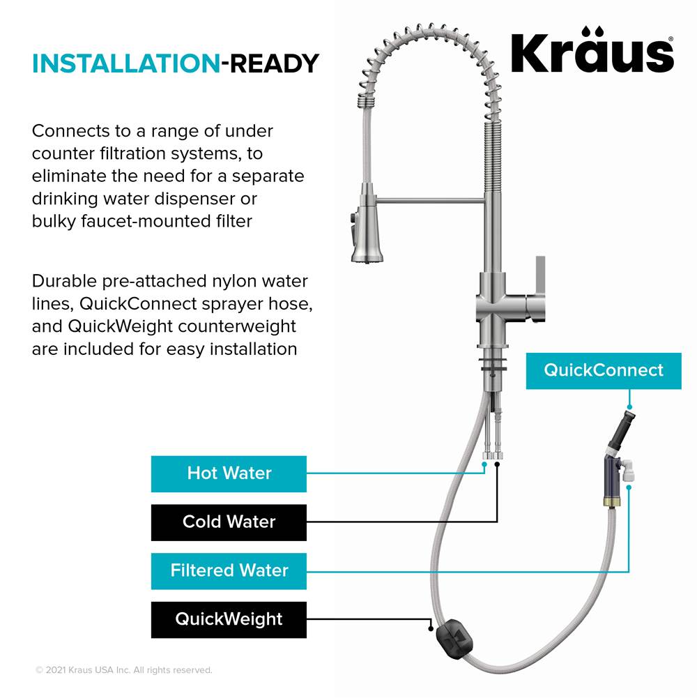 kraus kitchen faucet parts