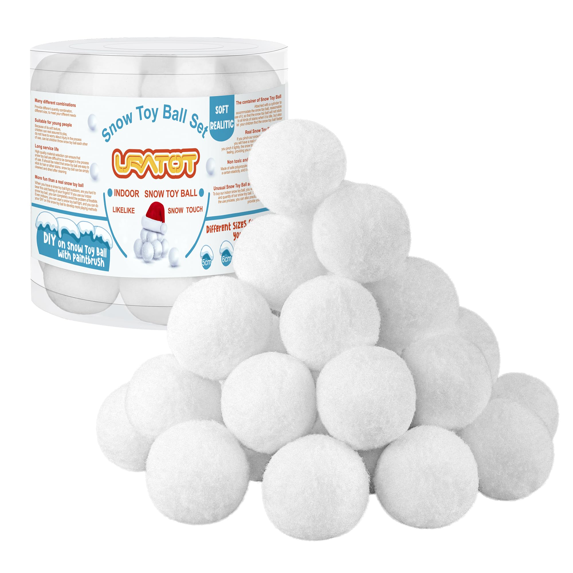 fake snowballs