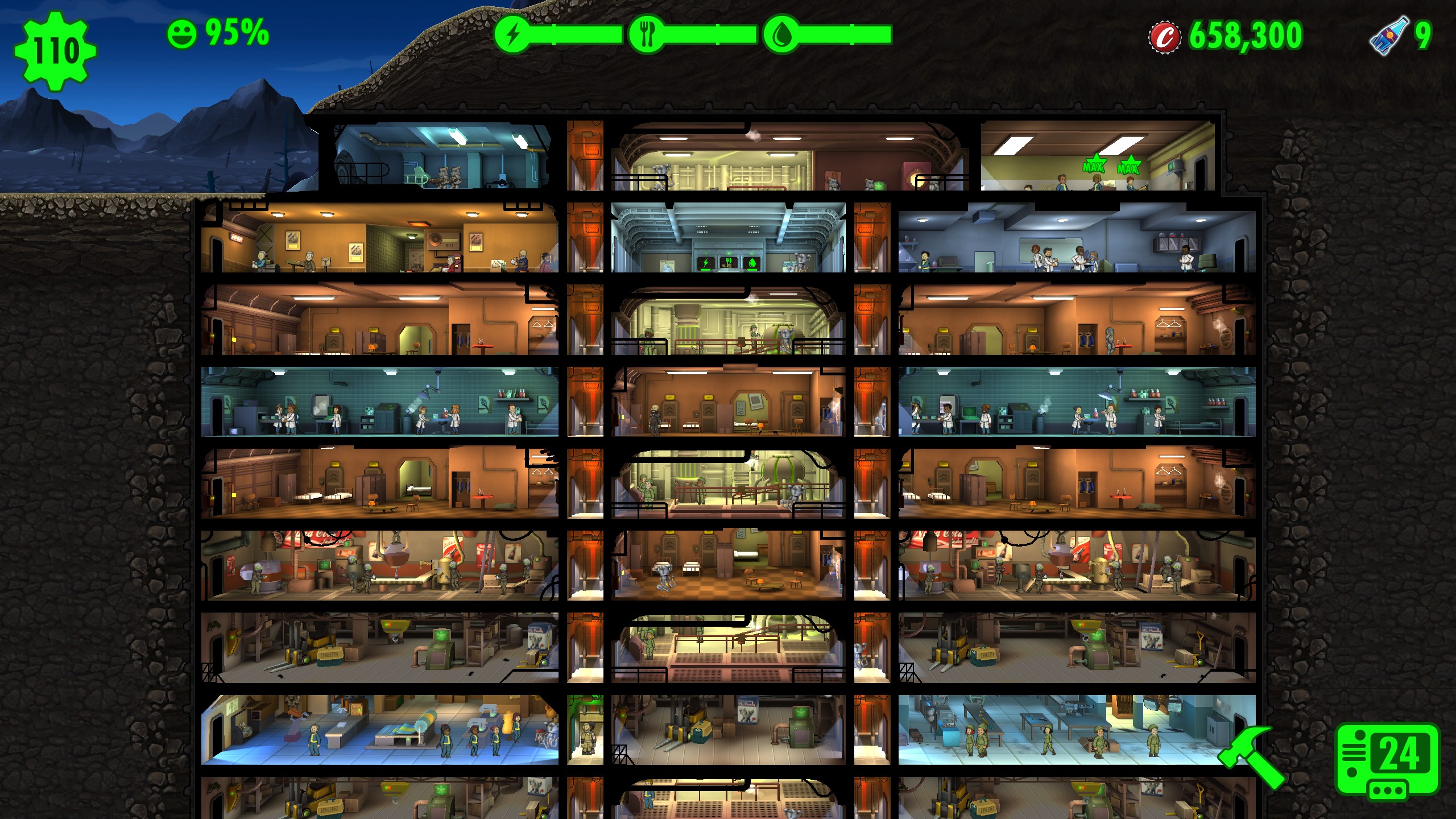 fallout shelter layout