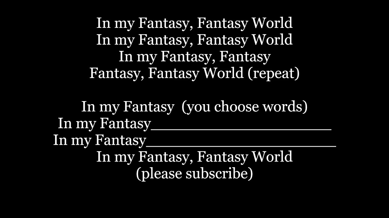 fantasy song lyrics