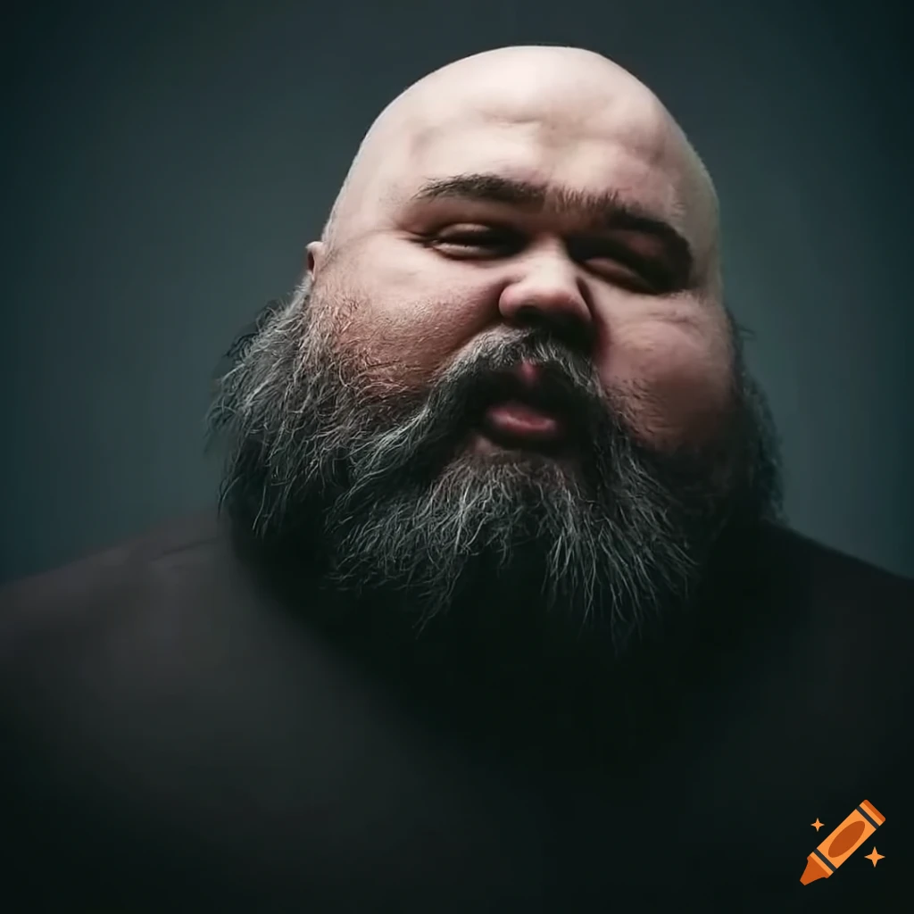 fat man with a beard