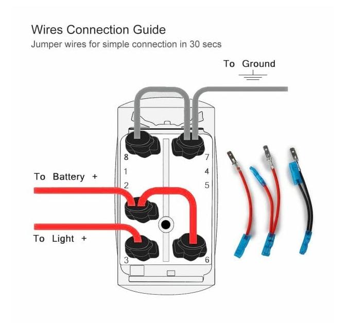 wiring diagram for 5 pin rocker switch