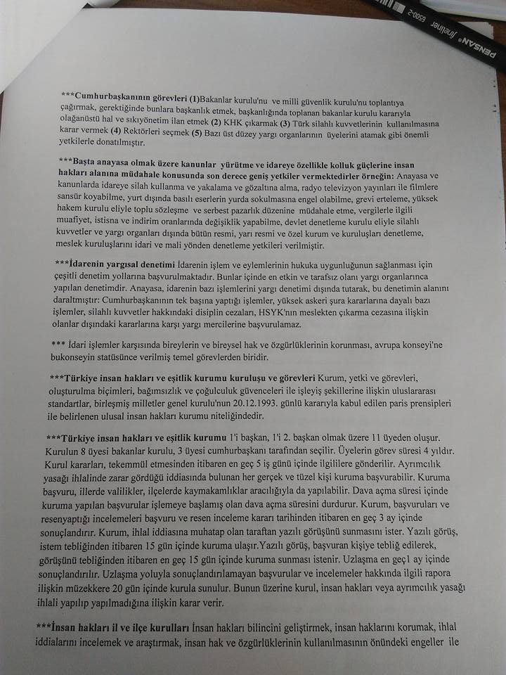 insan hakları ve kamu özgürlükleri ders notları