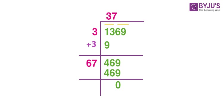 square root of 1369