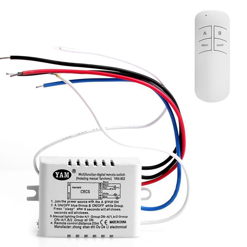 light fixture remote control receiver