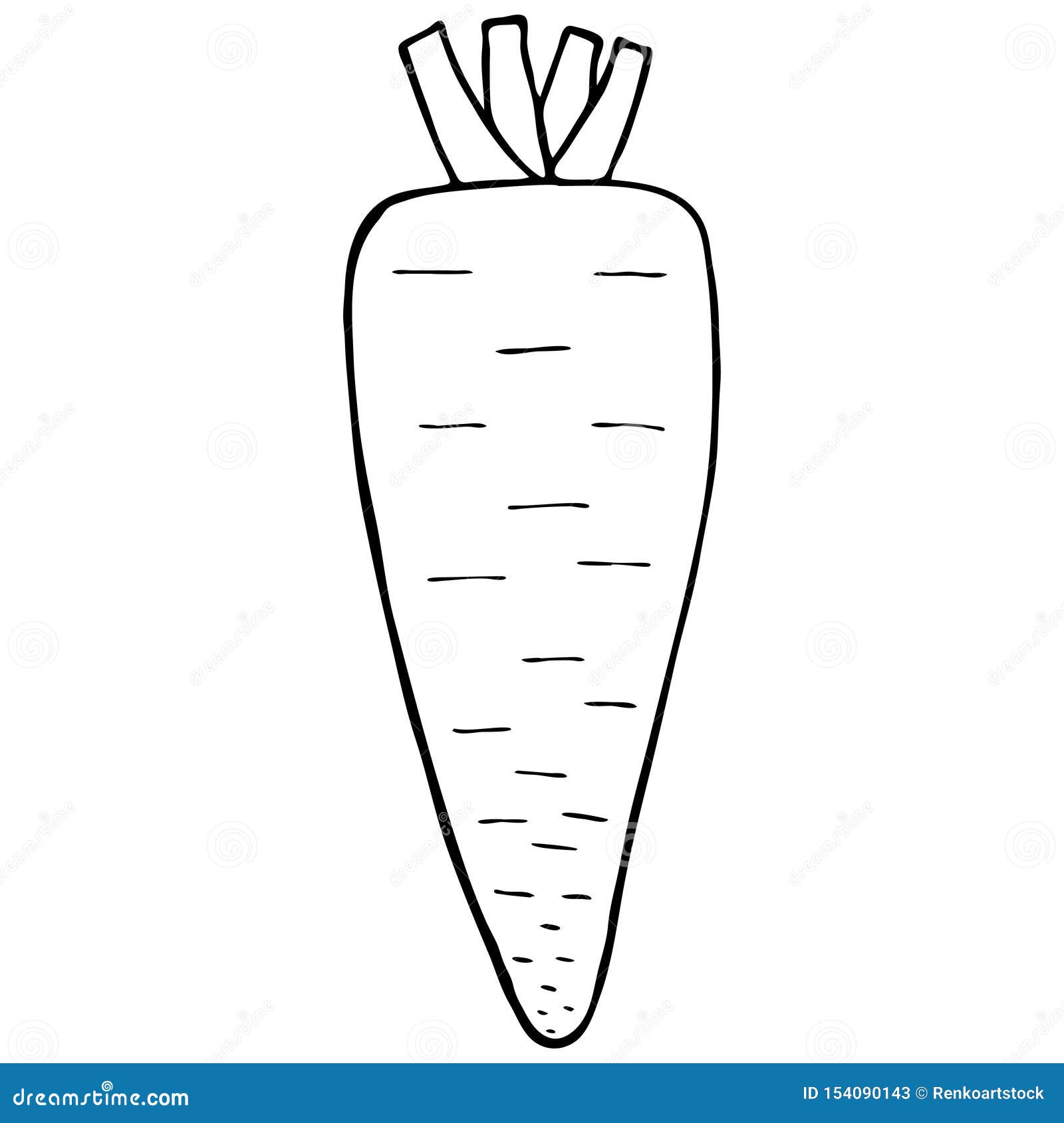 vegetable outline drawing