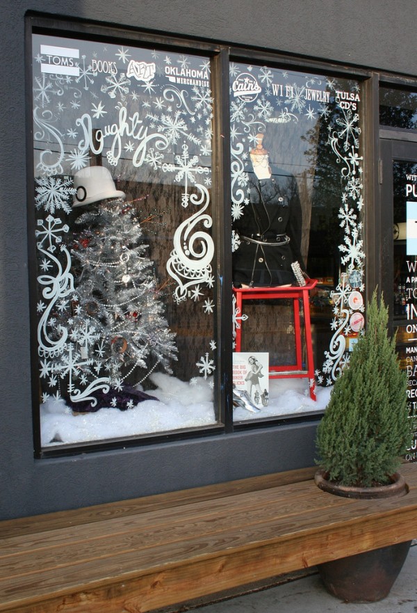 christmas window art ideas