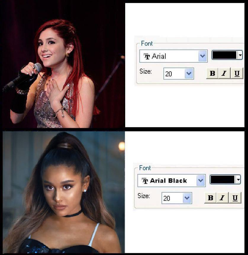 ariana grande little mermaid meme