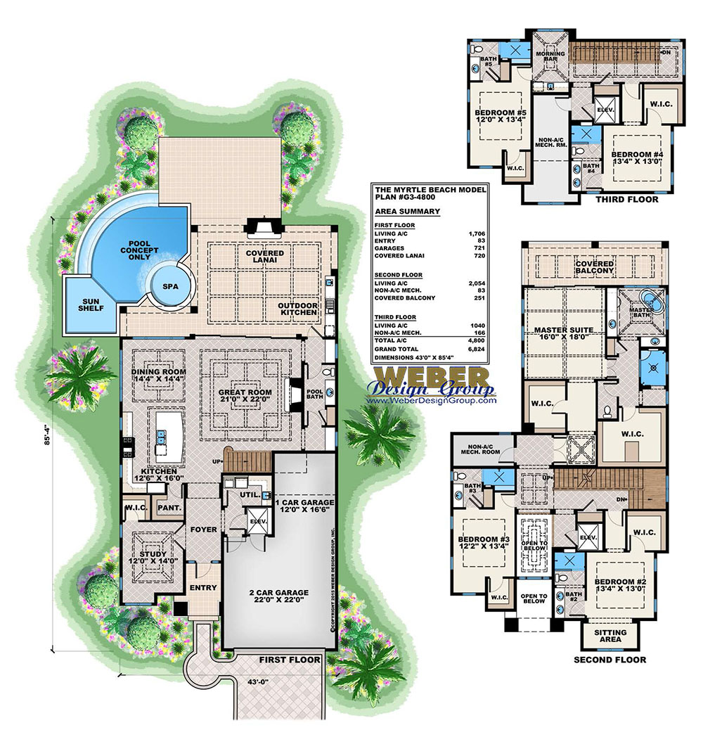 beachfront home plans