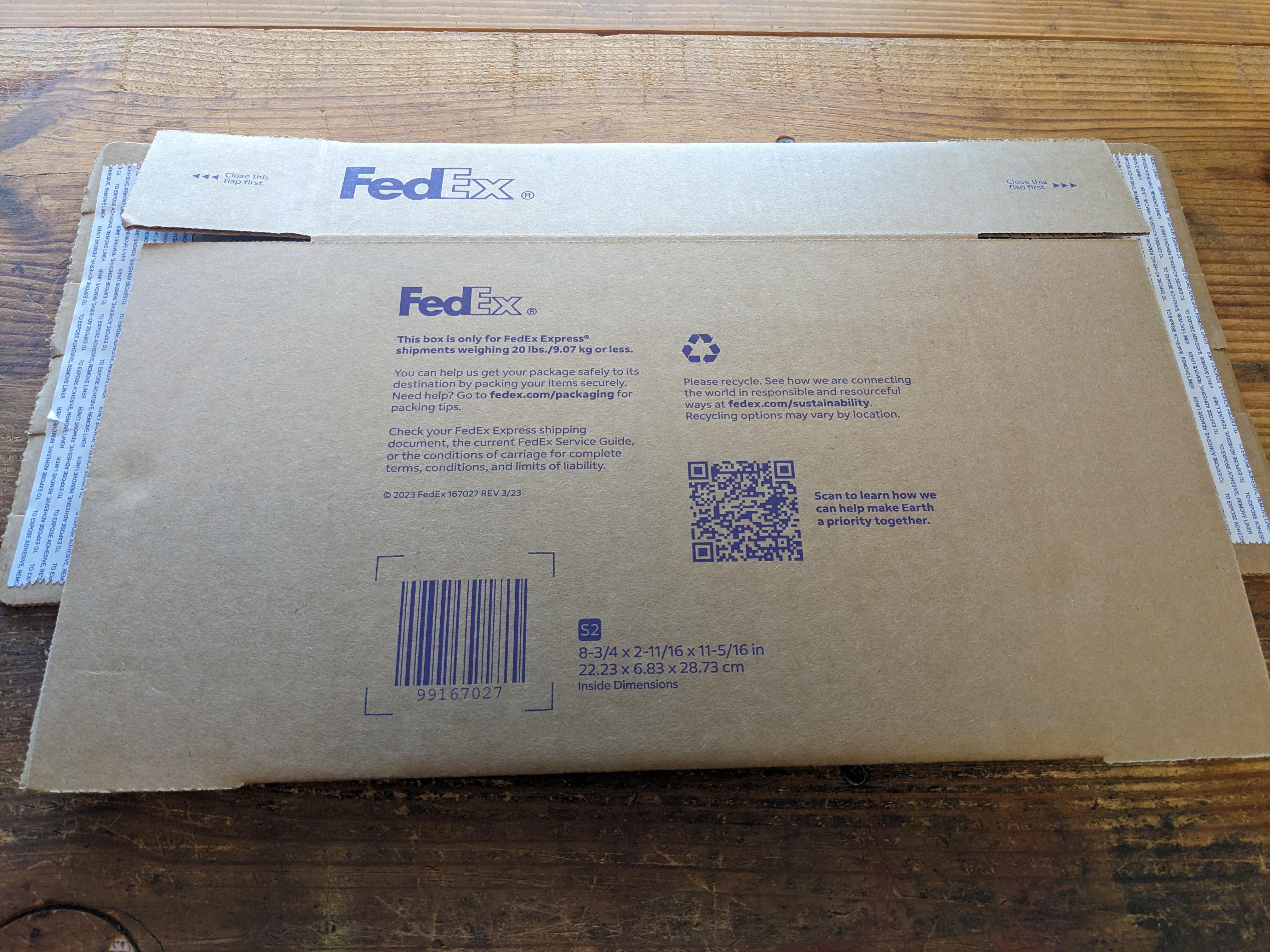 fedex envelope