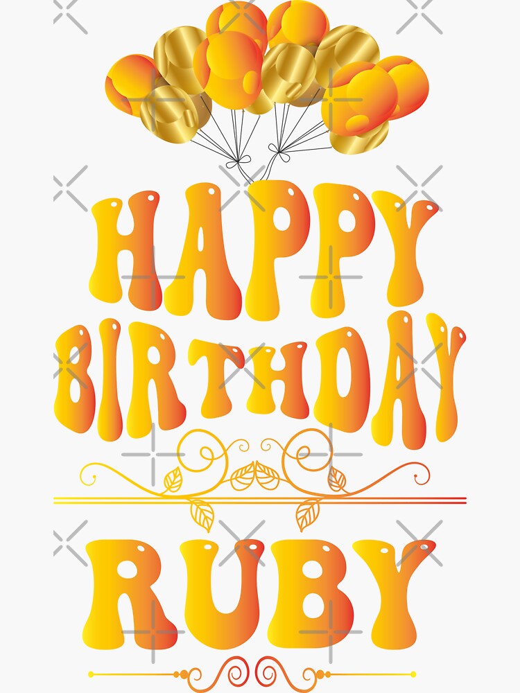 feliz cumpleaños ruby