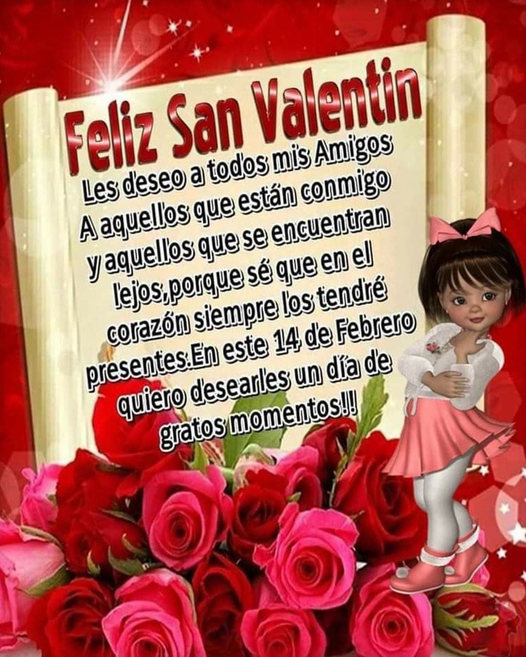 feliz dia de san valentin sobrina