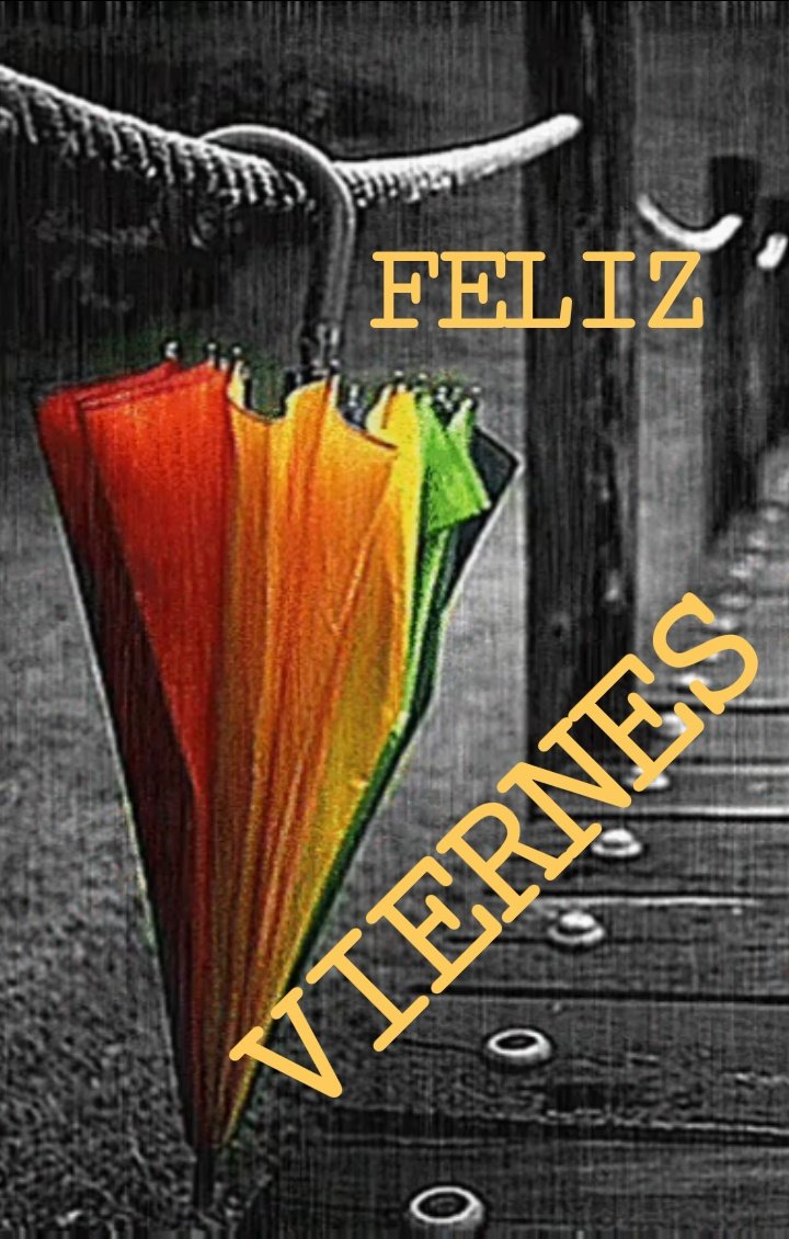 feliz viernes con lluvia