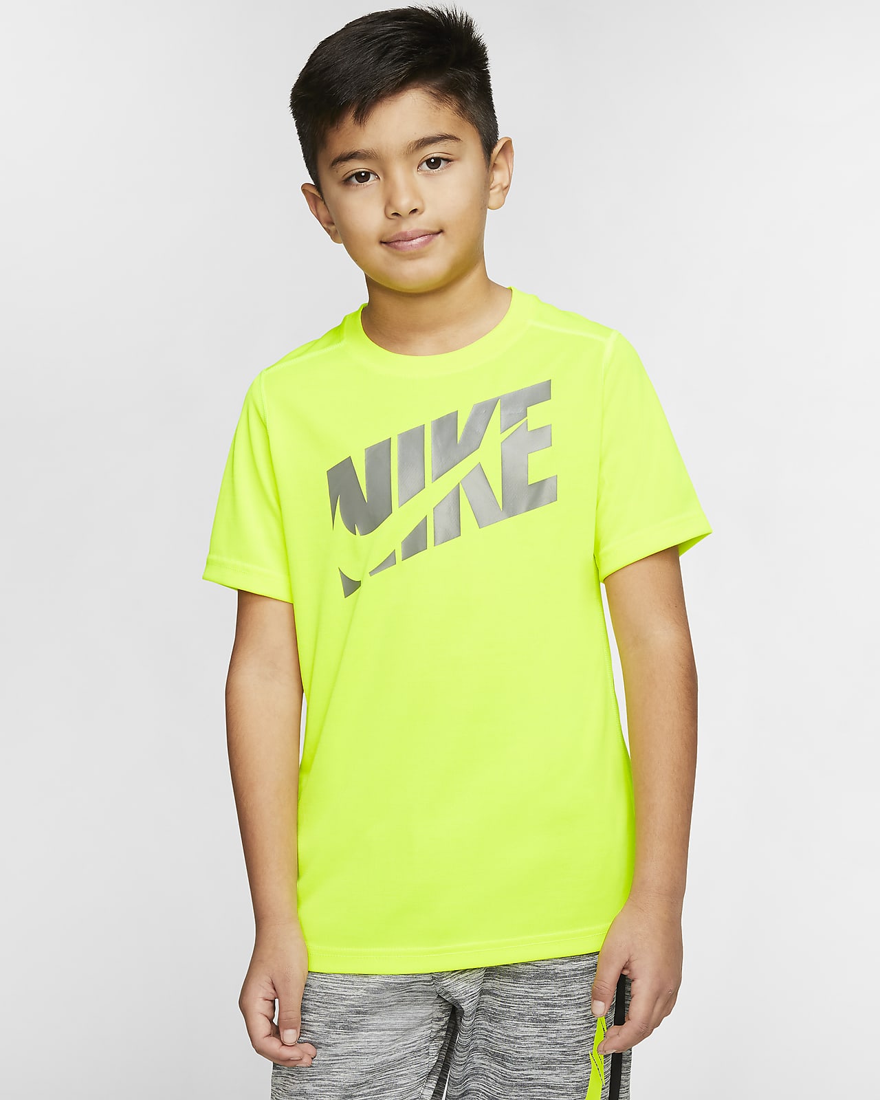 neon nike top and shorts