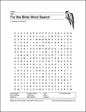 common bird crossword