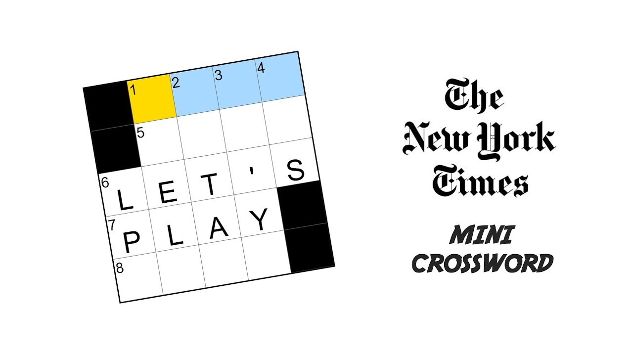 mini nyt crossword