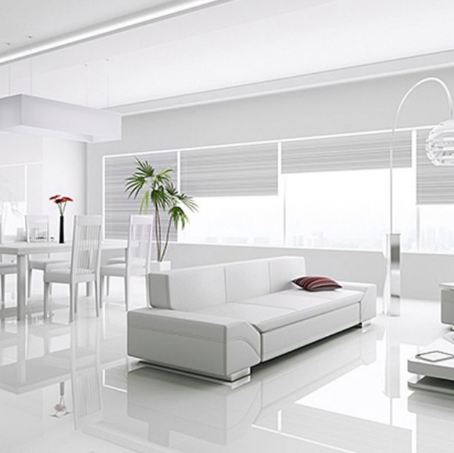 high gloss white laminate flooring