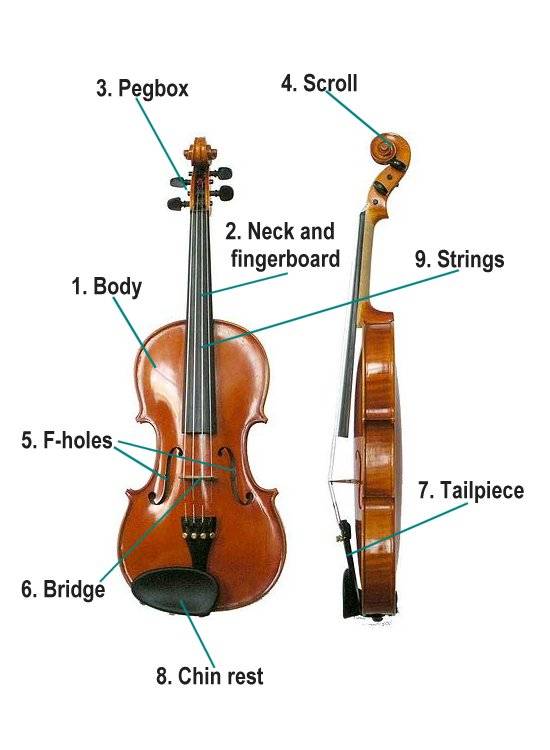 fiddle parts