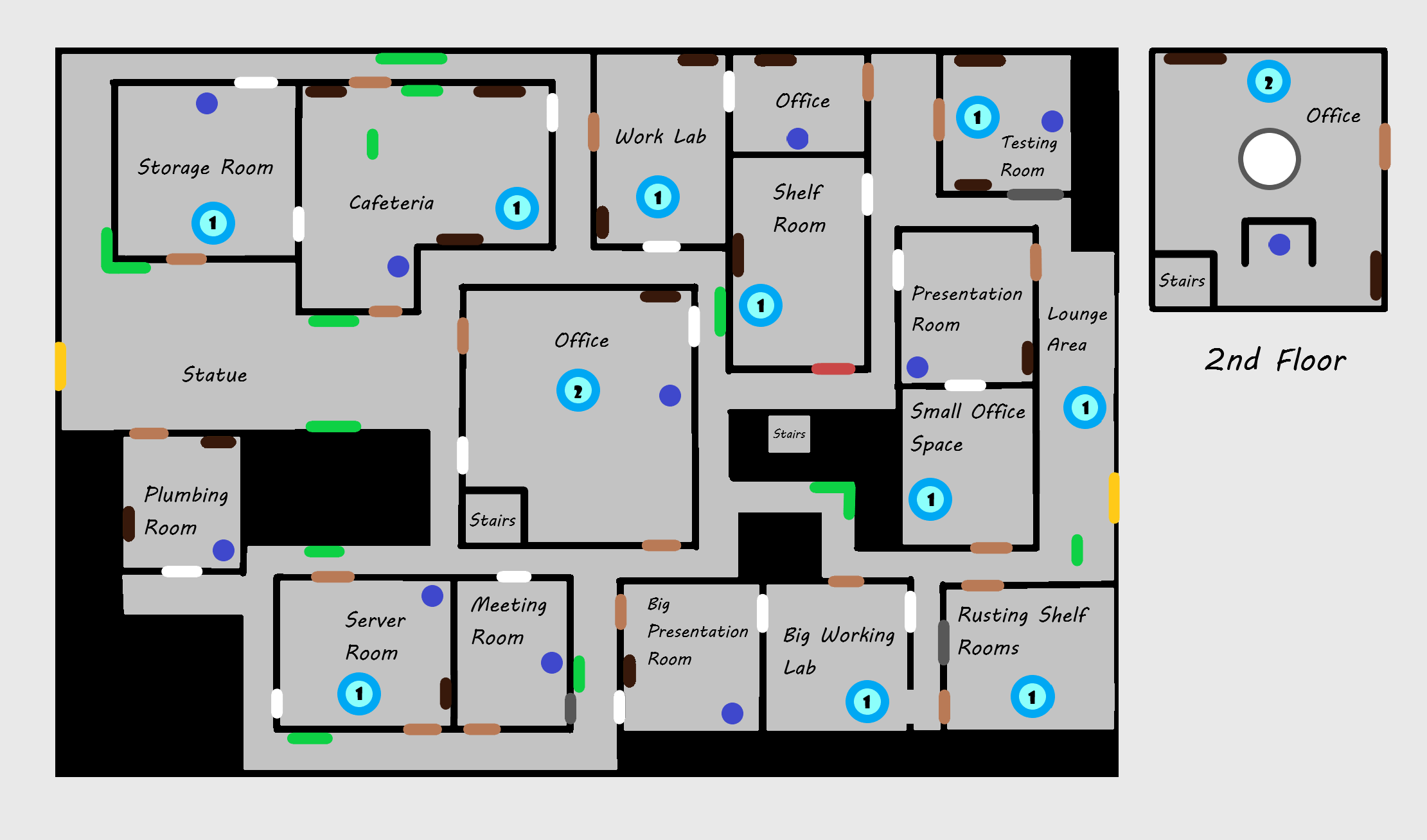 flee the facility map