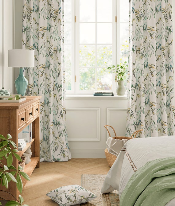 floral curtains for bedroom