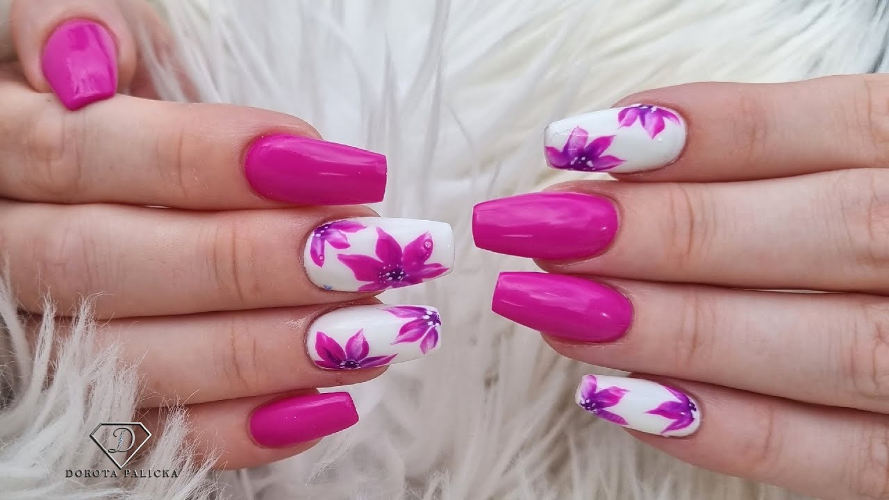 flower nail art