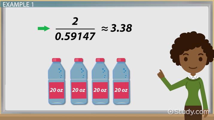 fluid ounces to liters