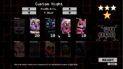 fnaf sl custom night