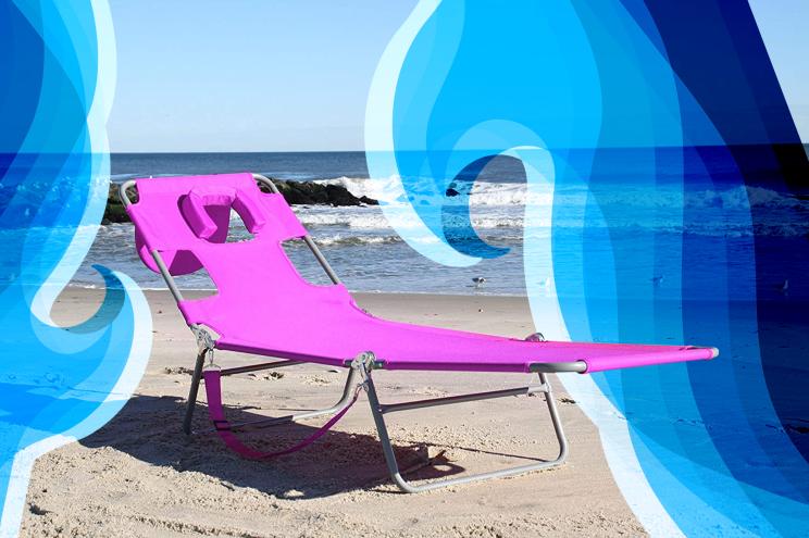 folding beach lounge chair