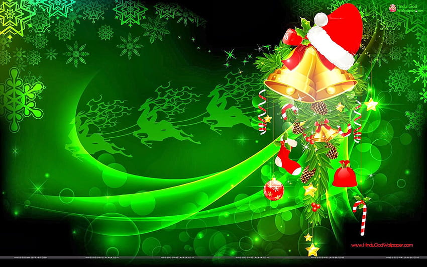 fondo verde navidad hd