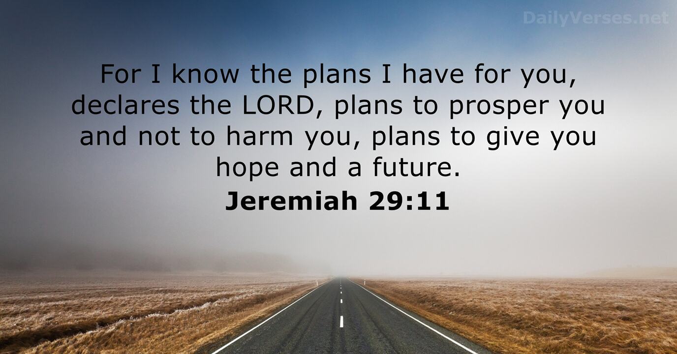 for i know the plans i have for you niv