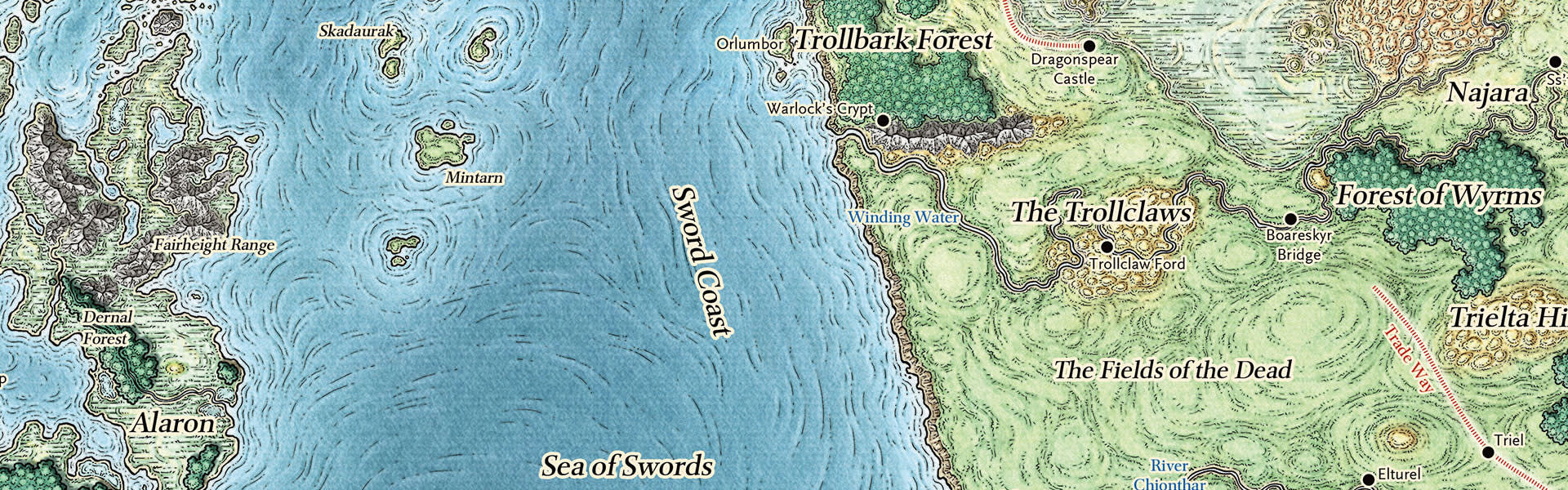 forgotten realms map