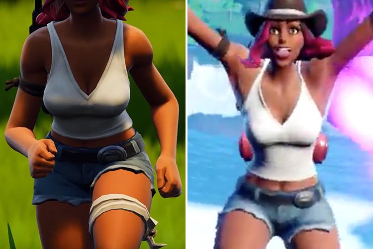 fortnite boobs