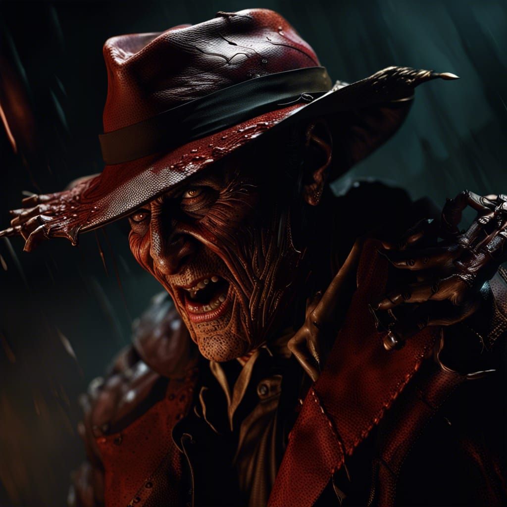 freddy krueger ai art