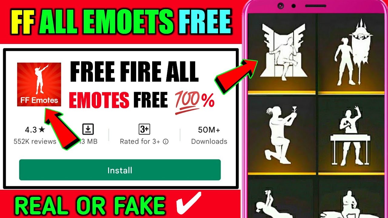 free fire free emotes app