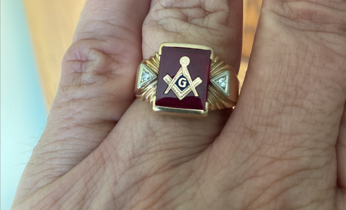 free mason ring