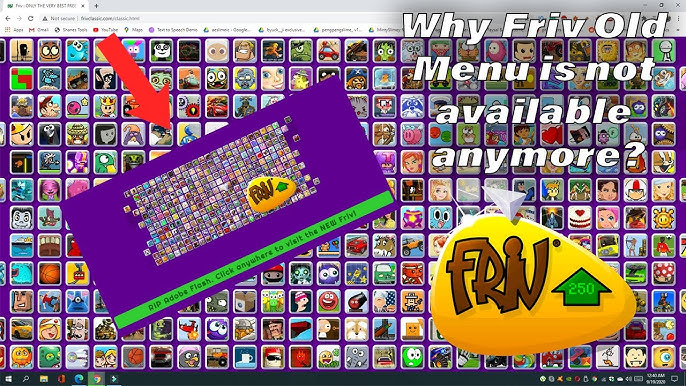 friv old menu 2017