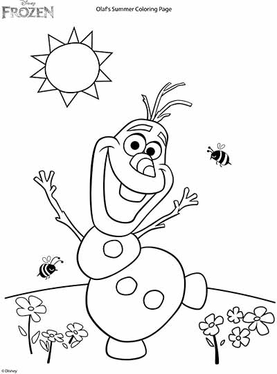 frozen coloring pictures printable