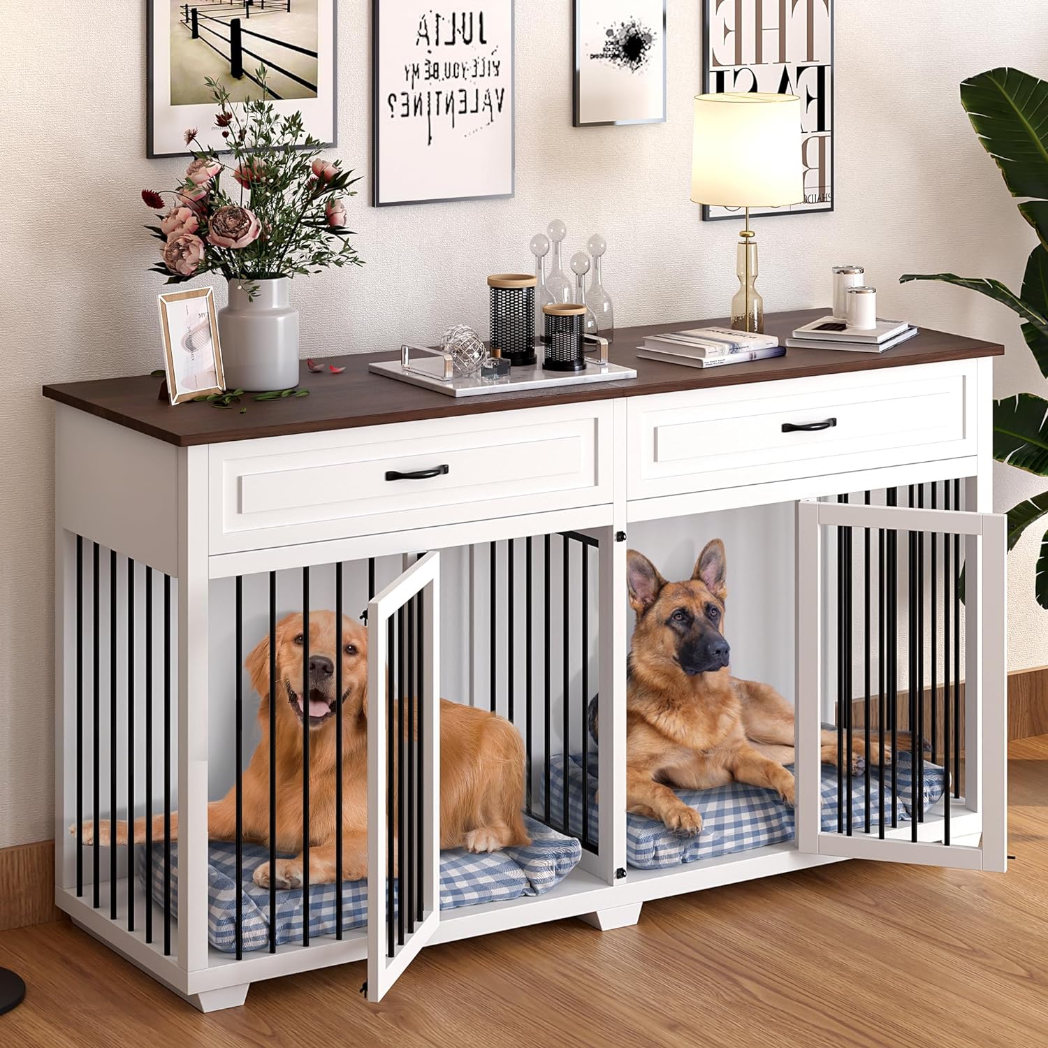 furniture dog crate