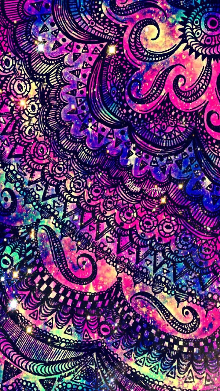 galaxy mandala wallpaper